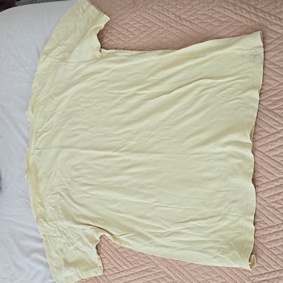 Daydreamer Yellow Graphic Tee permanent vacation palm tree sunset - Picture 8 of 9